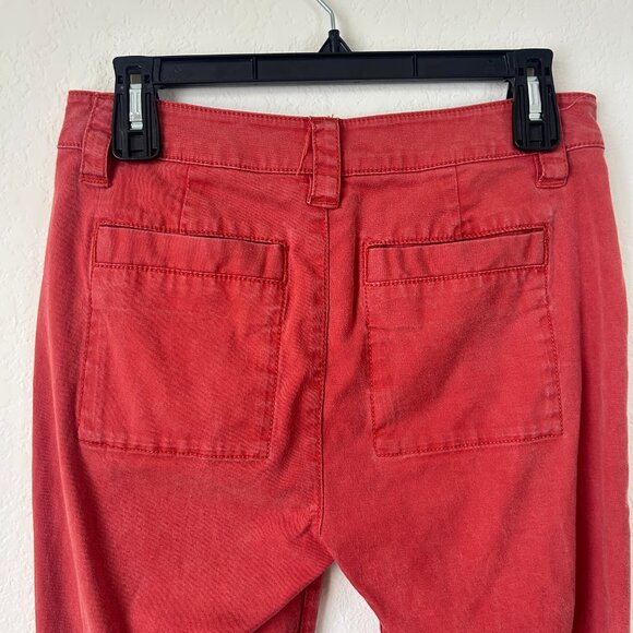 Cabi Pants Womens 4 Copper Orange The Explorer Slim Straight High Rise - Picture 7 of 8